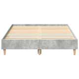 Giroletto senza Materasso Grigio Cemento 140x190 cm Truciolato