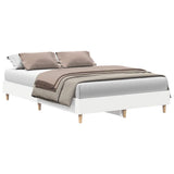Giroletto senza Materasso Bianco 135x190cm in Legno truciolato
