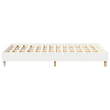 Giroletto senza Materasso Bianco 135x190cm in Legno truciolato
