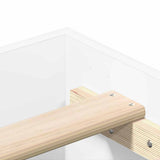 Giroletto senza Materasso Bianco 135x190cm in Legno truciolato