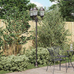 Posto Luce da Giardino Bronzo Alluminio e Vetro