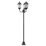 Posto Luce da Giardino Bronzo Alluminio e Vetro