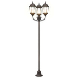 Posto Luce da Giardino Bronzo Alluminio e Vetro