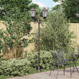 Posto Luce da Giardino Bronzo Alluminio e Vetro