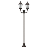Posto Luce da Giardino Bronzo Alluminio e Vetro