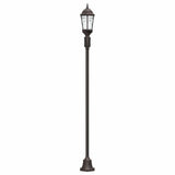 Posto Luce da Giardino Bronzo Alluminio e Vetro