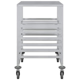 Carrello Portateglie con 12 GN Contenitori 75x55x87 cm