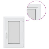 Finestra da cantina "RISOR" 50x75 cm anta ribalta DIN destra bianca