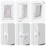 Finestra da cantina "RISOR" 50x75 cm anta ribalta DIN destra bianca