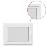 Finestra da cantina "RISOR" 80x50 cm anta ribalta DIN sinistra bianca