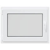 Finestra da cantina "RISOR" 80x50 cm anta ribalta DIN sinistra bianca