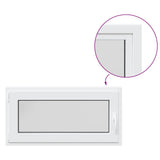 Finestra da cantina "RISOR" 100x50 cm anta ribalta DIN sinistra bianca