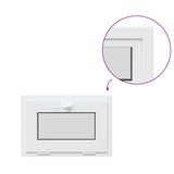 Finestra Seminterrato RISOR 60x40 cm Tilt 2 Vetri Bianco