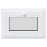 Finestra Seminterrato RISOR 60x40 cm Tilt 2 Vetri Bianco