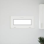 Finestra Seminterrato RISOR 80x40 cm Tilt 2 Vetri Bianco