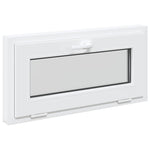 Finestra Seminterrato RISOR 80x40 cm Tilt 2 Vetri Bianco