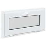 Finestra Seminterrato RISOR 80x40 cm Tilt 2 Vetri Bianco