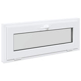 Finestra Seminterrato RISOR 100x40 cm Tilt 2 Vetri Bianco