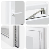 Finestra per Seminterrato RISOR 60x90cm Anta Ribalta DIN Destra