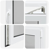 Finestra da cantina "RISOR" 80x50 cm anta ribalta DIN destra bianca