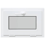 Finestra Seminterrato RISOR 60x40 cm Tilt 3 Vetri Bianco