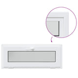 Finestra Seminterrato RISOR 110x40 cm Tilt 3 Vetri Bianco