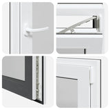 Finestra per Seminterrato RISOR 60x90cm Anta Ribalta DIN Destra