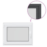 Finestra da cantina "RISOR" 80x50 cm anta-ribalta DIN sinistra antracite