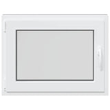 Finestra da cantina "RISOR" 80x50 cm anta-ribalta DIN sinistra antracite