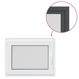 Finestra da cantina "RISOR" 80x60 cm anta-ribalta DIN sinistra antracite