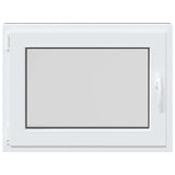 Finestra da cantina "RISOR" 80x60 cm anta-ribalta DIN sinistra antracite