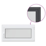 Finestra per cantina "RISOR" 100x50 cm Anta-ribalta DIN Destra Antracite