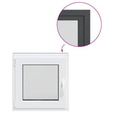 Finestra da cantina "RISOR" 50x50 cm anta-ribalta DIN sinistra antracite