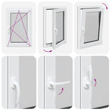 Finestra per Seminterrato RISOR 60x80cm Anta Ribalta DIN Destra