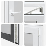 Finestra per Seminterrato RISOR 60x80cm Anta Ribalta DIN Destra