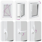 Finestra Seminterrato RISOR 60x90 cm Anta Ribalta DIN Sinistra