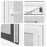 Finestra Seminterrato RISOR 60x90 cm Anta Ribalta DIN Sinistra