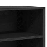 Credenza Rovere Nero 57 x 35 x 70 cm Legno truciolato