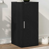 Scarpiera Rovere Rovere Nero 32x35x70 cm in Legno truciolato
