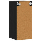Scarpiera Rovere Rovere Nero 32x35x70 cm in Legno truciolato