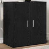 Scarpiere 2 pz Rovere Nero 32x35x70 cm in Legno truciolato