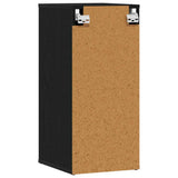 Scarpiere 2 pz Rovere Nero 32x35x70 cm in Legno truciolato