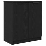 Mobile per scarpe Rovere Nero 59 x 35 x 70 cm Legno truciolato