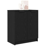 Mobile per scarpe Rovere Nero 59 x 35 x 70 cm Legno truciolato