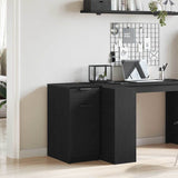 Mobile per Ufficio Rovere Nero 33 x 50 x 75 cm