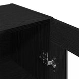 Armadietto a muro Rovere Nero 69,5 x 34 x 90 cm