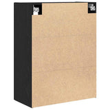Armadietto a muro Rovere Nero 69,5 x 34 x 90 cm