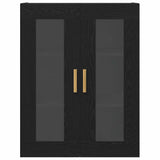 Armadietto a muro Rovere Nero 69,5 x 34 x 90 cm