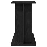 Supporto Acquario 80x35x60 cm Legno truciolato Rovere Nero