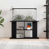 Supporto per acquario in rovere nero 100x40x60 cm in legno ingegnerizzato